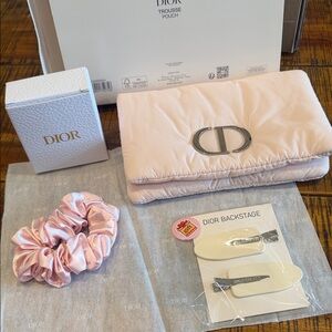 GORGEOUS BEAUTY 3pieces bundle Pouch/scrumchie/ free hair accessories